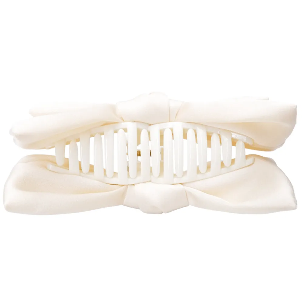 BLACK COLOUR Bcannica Big Bow Hair Claw Creme