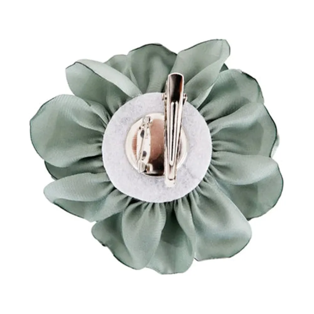 BLACK COLOUR Fiora Brooch Dust Green