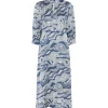 BRUUNS BAZAAR Floret Clarenas Dress Blue Lace