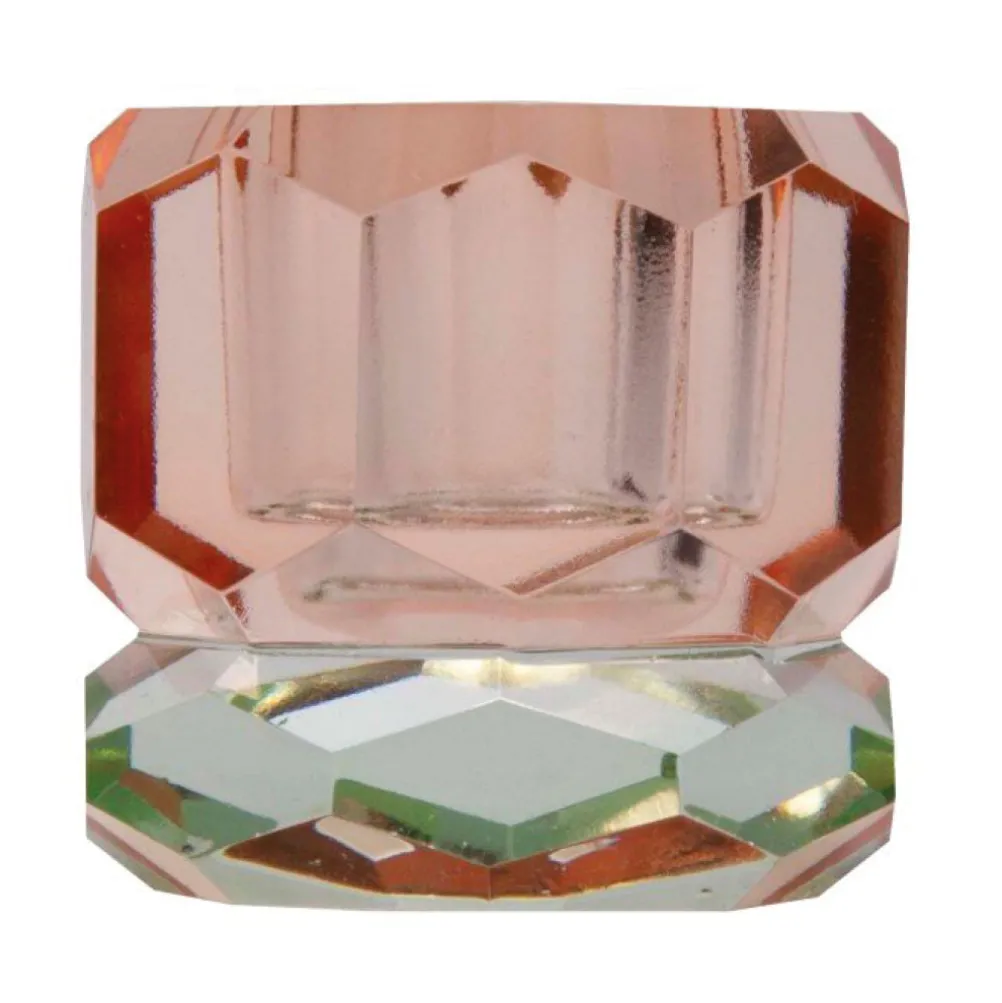 C'EST BON Lysestage 301.957.102 Peach/Grøn