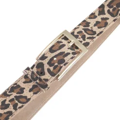 DEPECHE Læderbælte 16380 Leopard