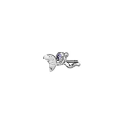 MAANESTEN Lucina Single Earstick (guld/sølv)