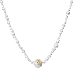 MAANESTEN Maggie Necklace (guld/sølv)