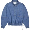 MUNTHE Fihr Top Indigo