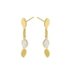 PERNILLE CORYDON Flake Earrings Length (guld/sølv)