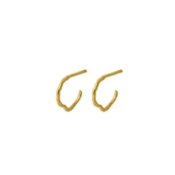 PERNILLE CORYDON Twig Hoop (guld/sølv)