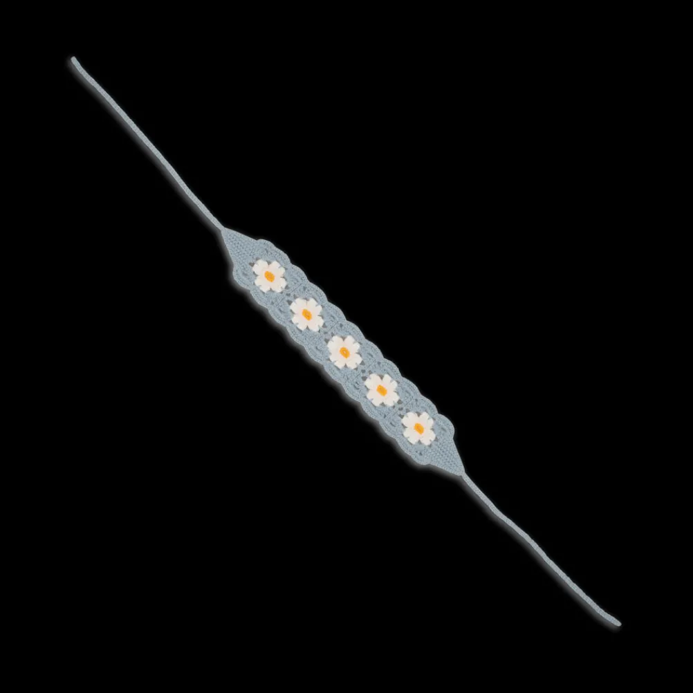 SUI AVA Bohemian Headband White Sunflower