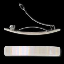 SUI AVA Classic Rainbow Hair Clip White