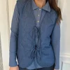 A VIEW Kamma Waistcoat Denim Blue