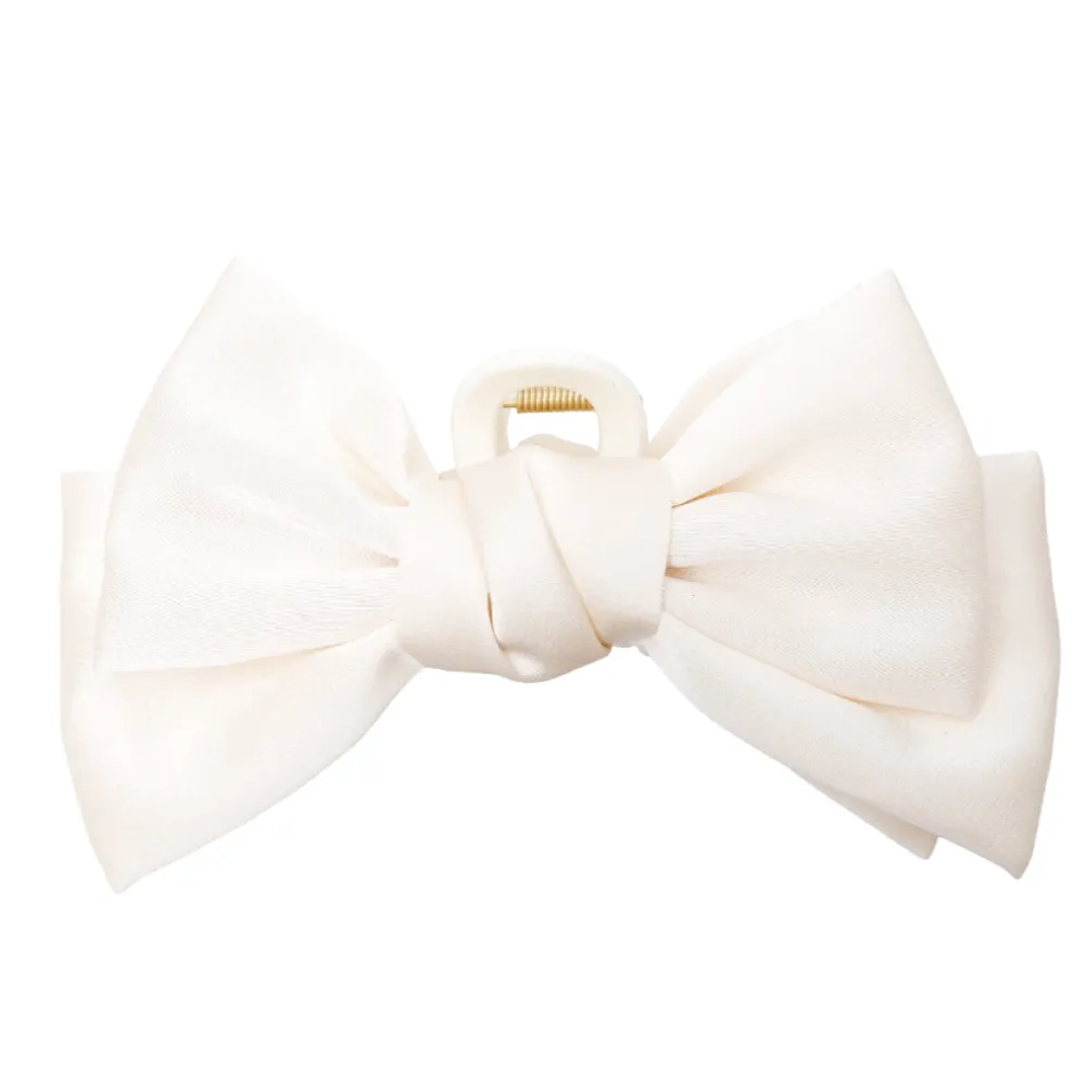 BLACK COLOUR Bcannica Big Bow Hair Claw Creme