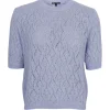 BLACK COLOUR Bcdell Pin Jumper Light Blue