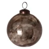Christmas Ball, Black Oxidised, Ring cut, 10 cm