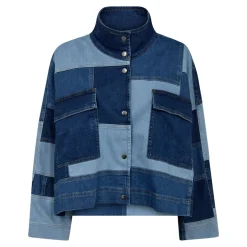 CO' COUTURE Patch Denim Box Jacket