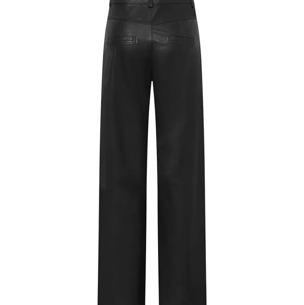 DEPECHE Boa Pants Full Length Black