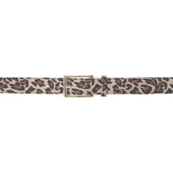 DEPECHE Læderbælte 16380 Leopard