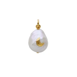 MAANESTEN Claude Pendant (guld/sølv)