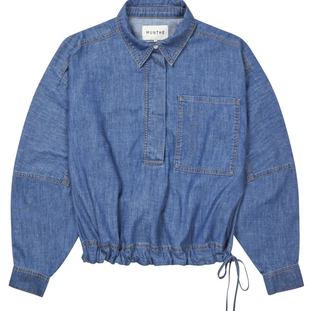 MUNTHE Fihr Top Indigo