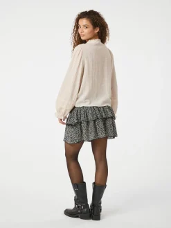 NEO NOIR Marlowe Deco Blouse Ivory