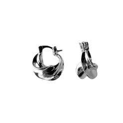 PICO COPENHAGEN Afrika Petite Hoops (guld/sølv)