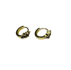 PICO COPENHAGEN Mirach Crystal Hoop Black