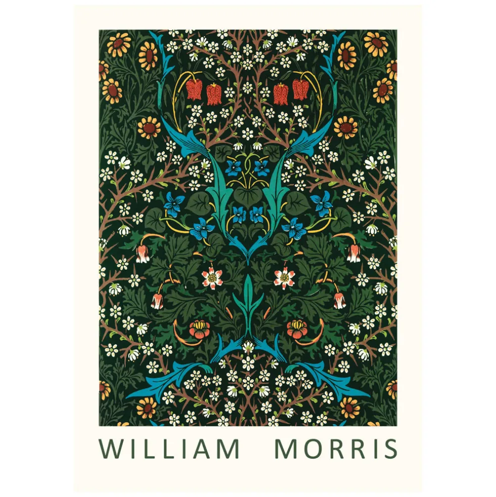 Plakat William Morris Blackthorn 50x70 cm.