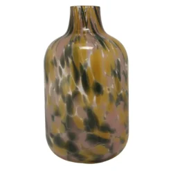 Vase Chips, Grey/Yellow/Light Pink 16x29,5